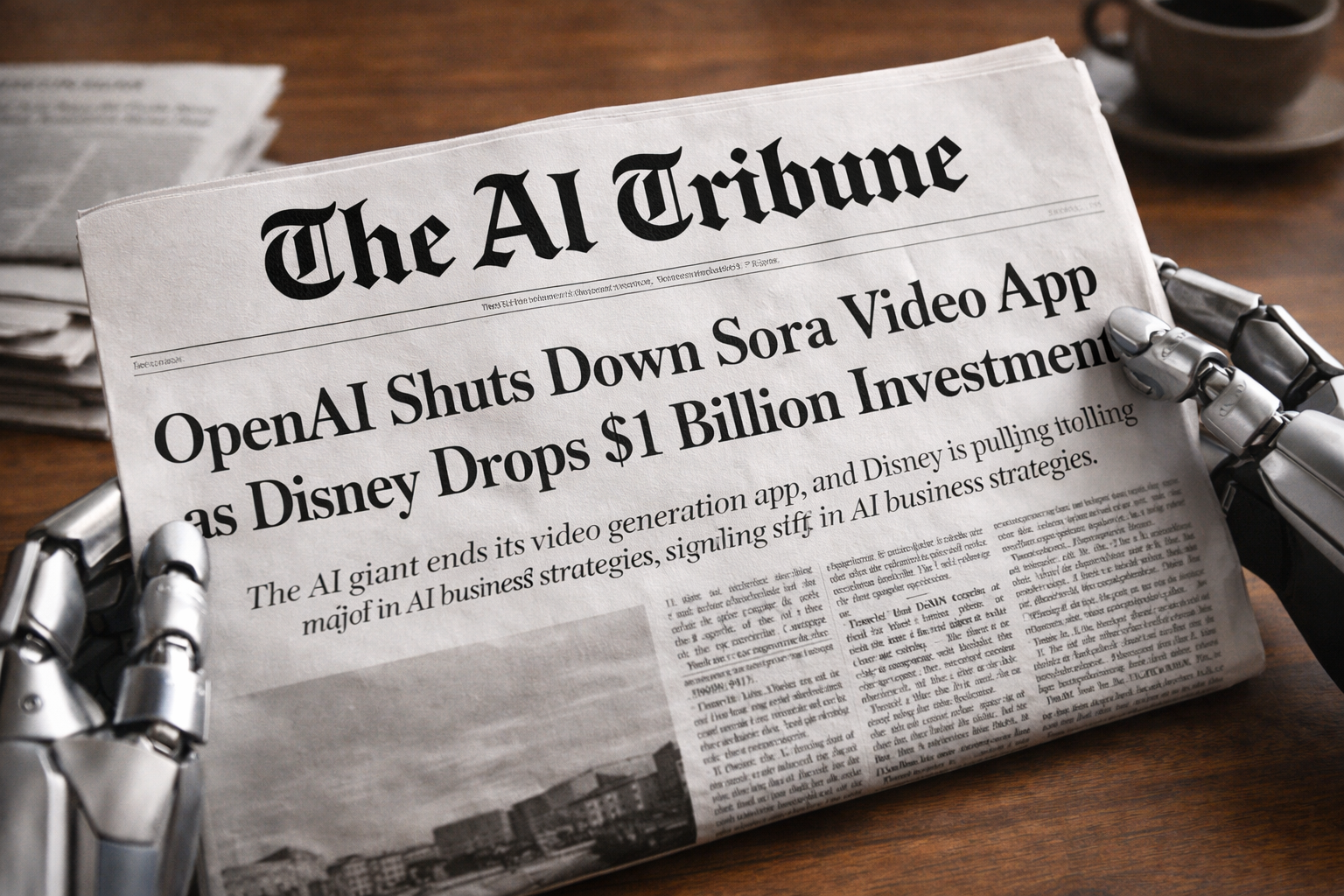 OpenAI Shuts Down Sora Video App as Disney Drops $1 Billion Investment