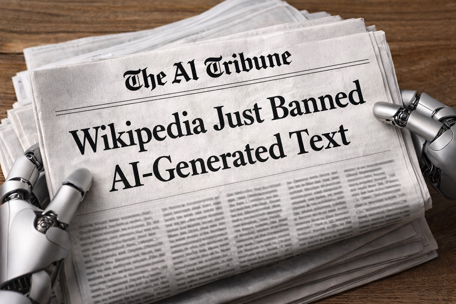 Wikipedia Just Banned AI-Generated Text