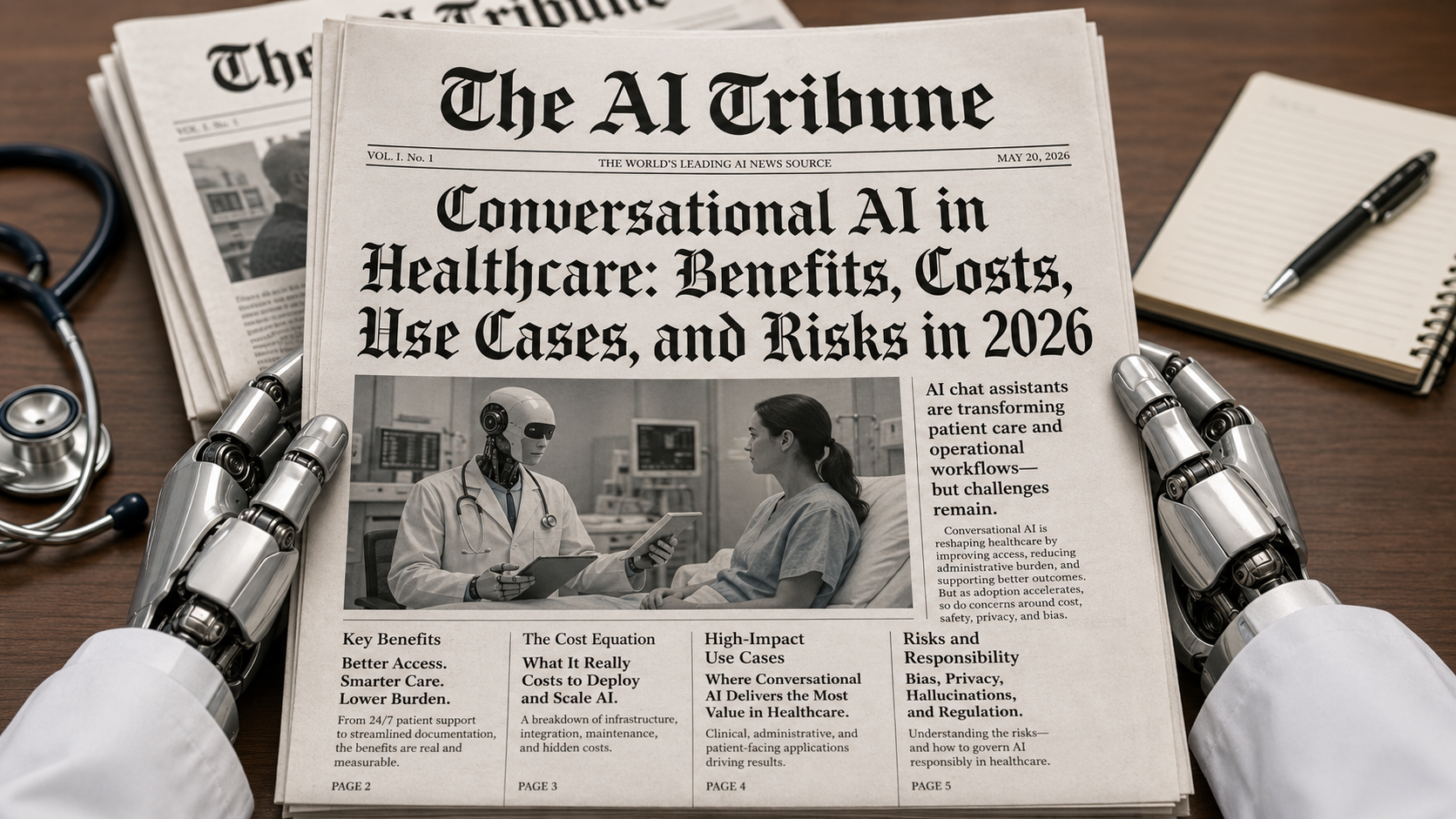 Conversational AI in Healthcare: Benefits, Costs, Use Cases, and Risks in 2026